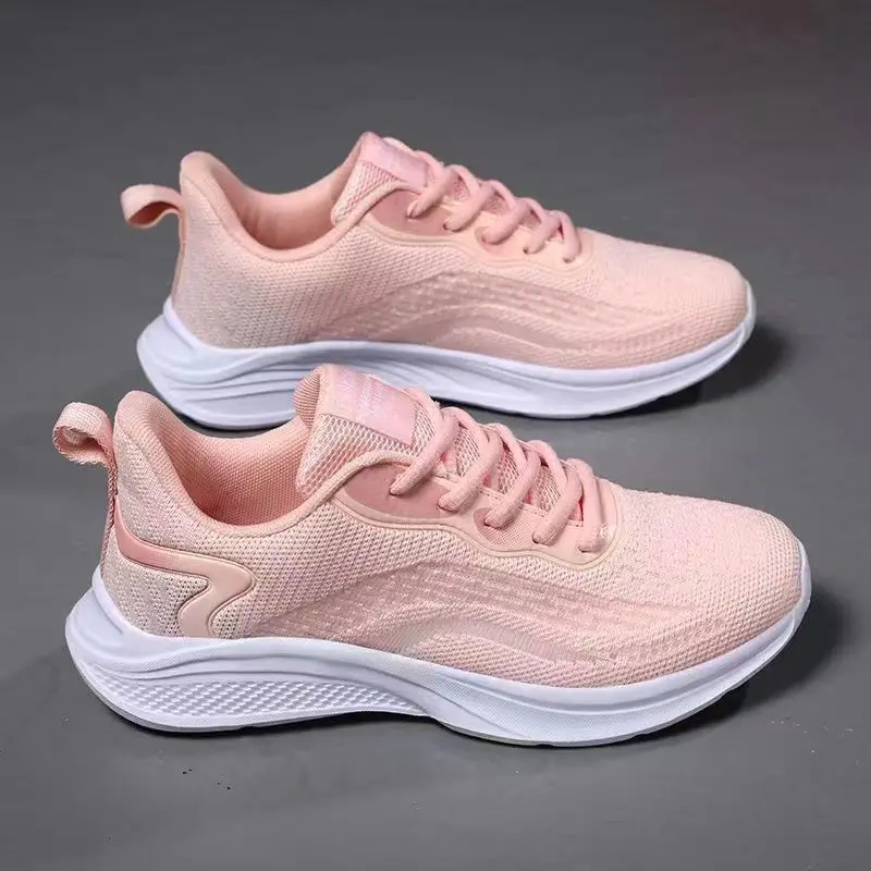 

Shoes Woman 2024 Trend Casual Sneakers Fashion Breathable Lace Up Female Vulcanzed Shoes Mesh Lightweight Woman’s Shoes Flats