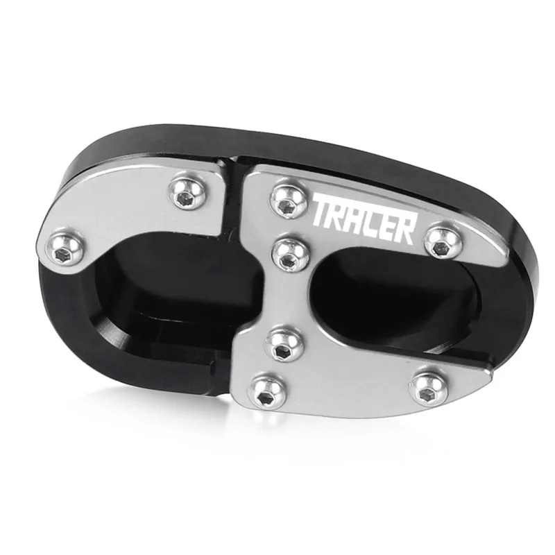 Motorcycle Side Stand Enlarge FOR YAMAHA TRACER TRACER900 TRACER-900 TRACER-9 GT 2023 2026 Pad Kickstand Support Extension Plate 4