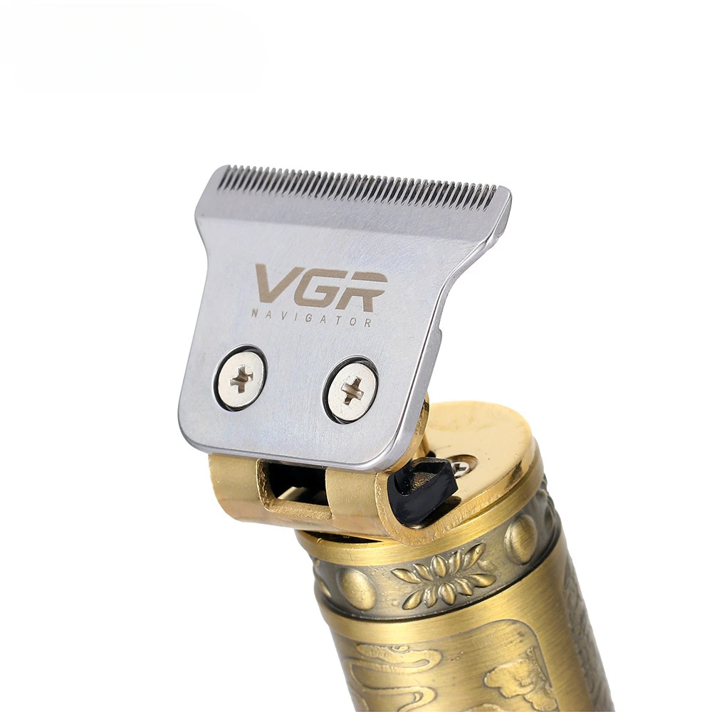 VGR085 Retro Hair Clipper Electric Trimmer Barber Grooming Tool Zero Blade Haircut Styling Salon Professional Hairdressing