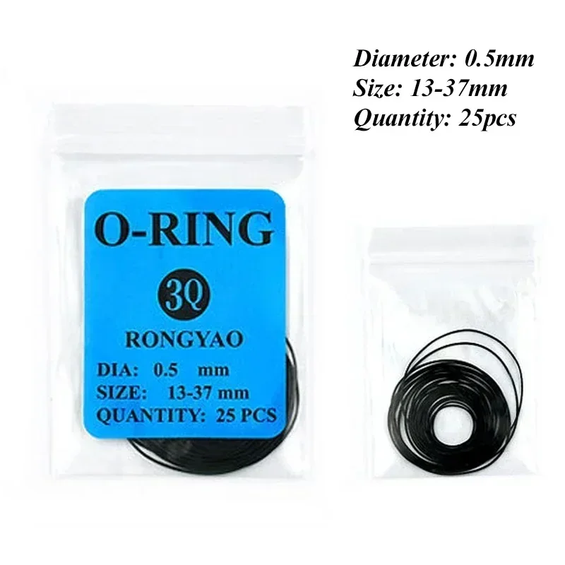 Horloge terug O-ring behuizing Waterdichte oliedoos Horlogekroon O-ring pakking Siliconen vetafdichting Glijmiddel Reparatietool