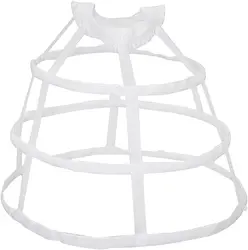 Jupon Crinoline pour Robe de Bal, 3 Cerceaux, Sous-Jupe, Cosplay