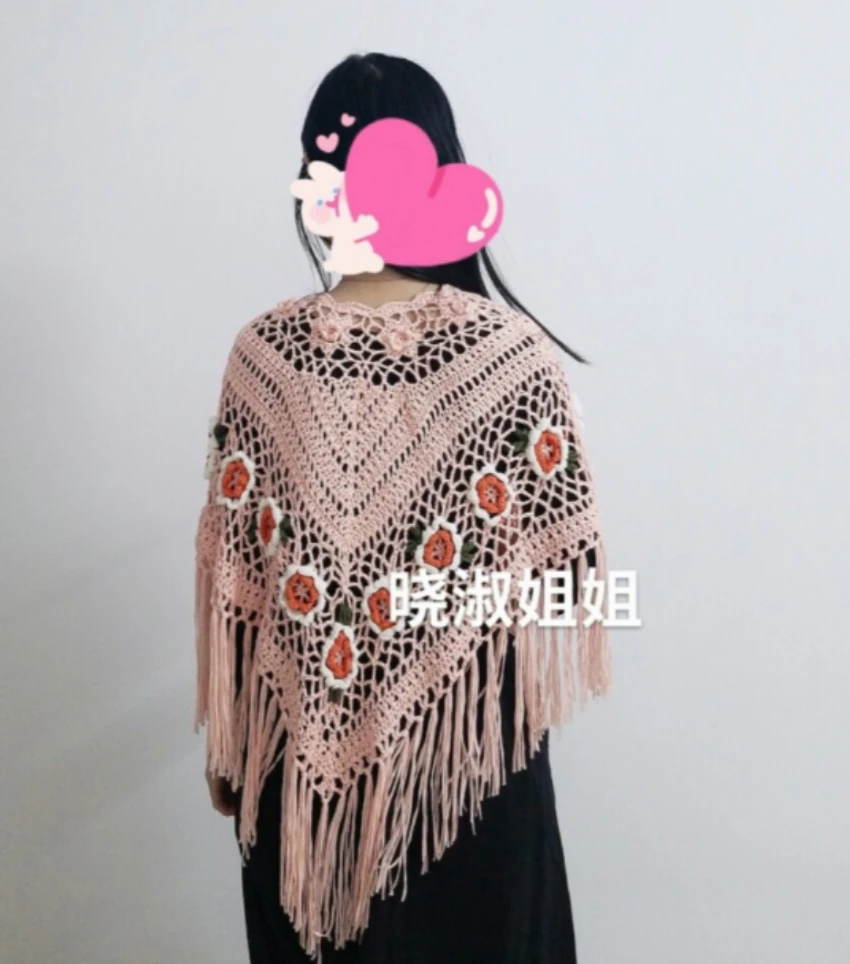 TIYIHAILEY Shawl New Vintage Sleeveless Coat Spring And Autumn Outerwear With Tassels Cloak Loose Tops Winter 2025 Knitting