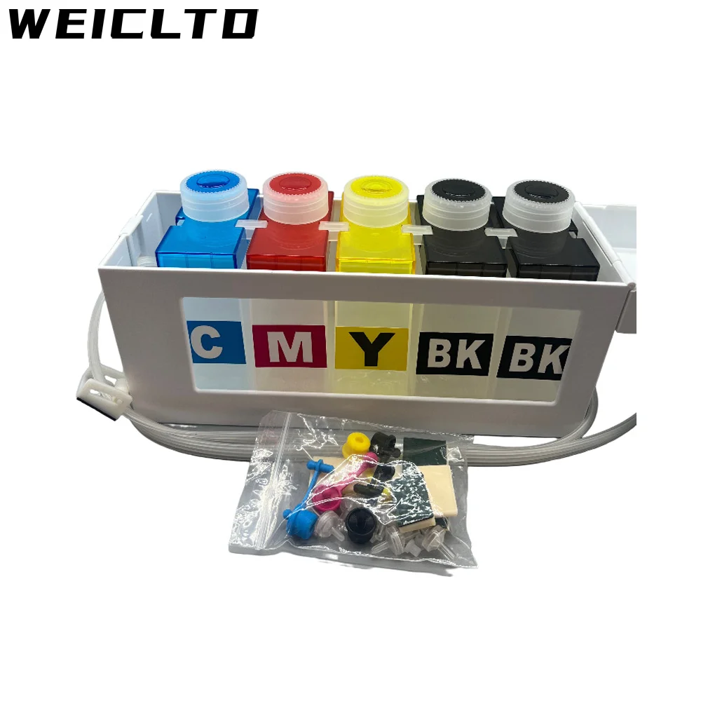 High Quality 4 or 5Color 250ML Ciss Tank for Epson HP Canon Brother Ricoh Roland Muto Printer DTF Transfer DTG DYE Pigment Ink