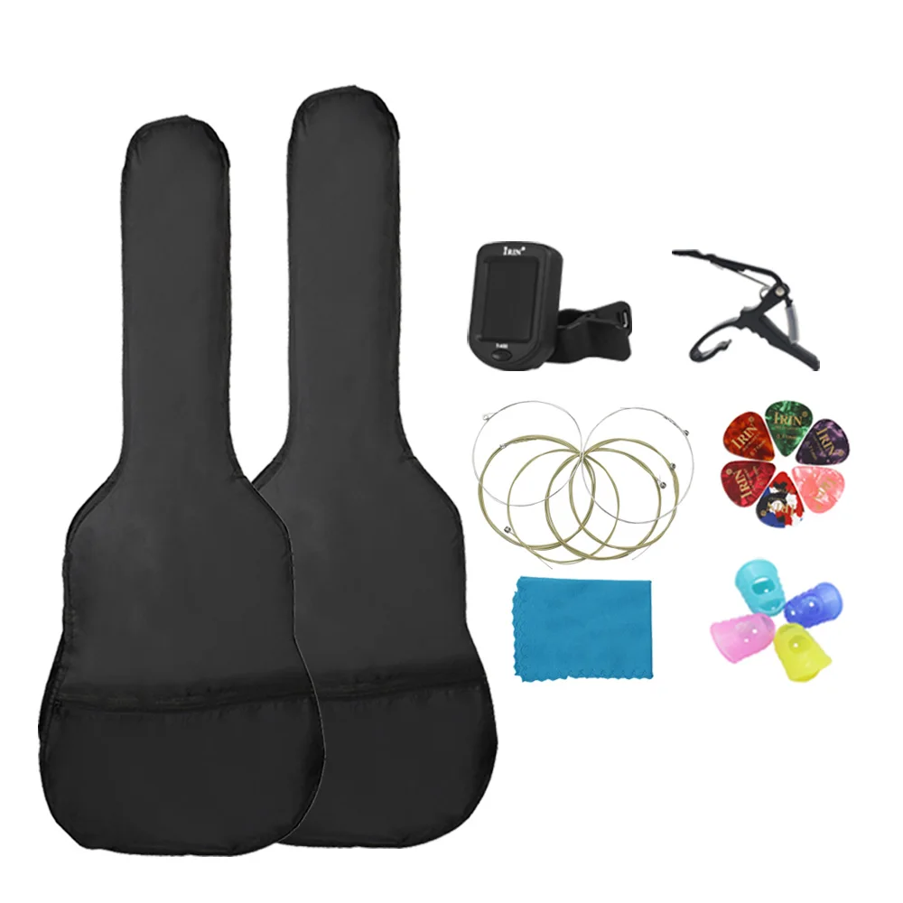 38 Inch/41 Inch Guitar Accessories Professional with Bag Acoustic/Classic Guitar String Pick Tuner Capo Guitar Replacement Parts