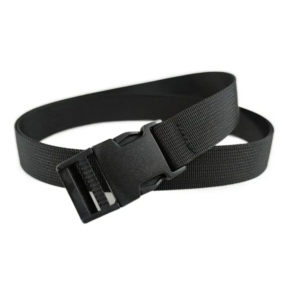 Fashion Quick Release Nylon Braided Belt Adjustable Casual Plastic Buckle Waistband Luxury Brand Design Leisure Canvas Strap