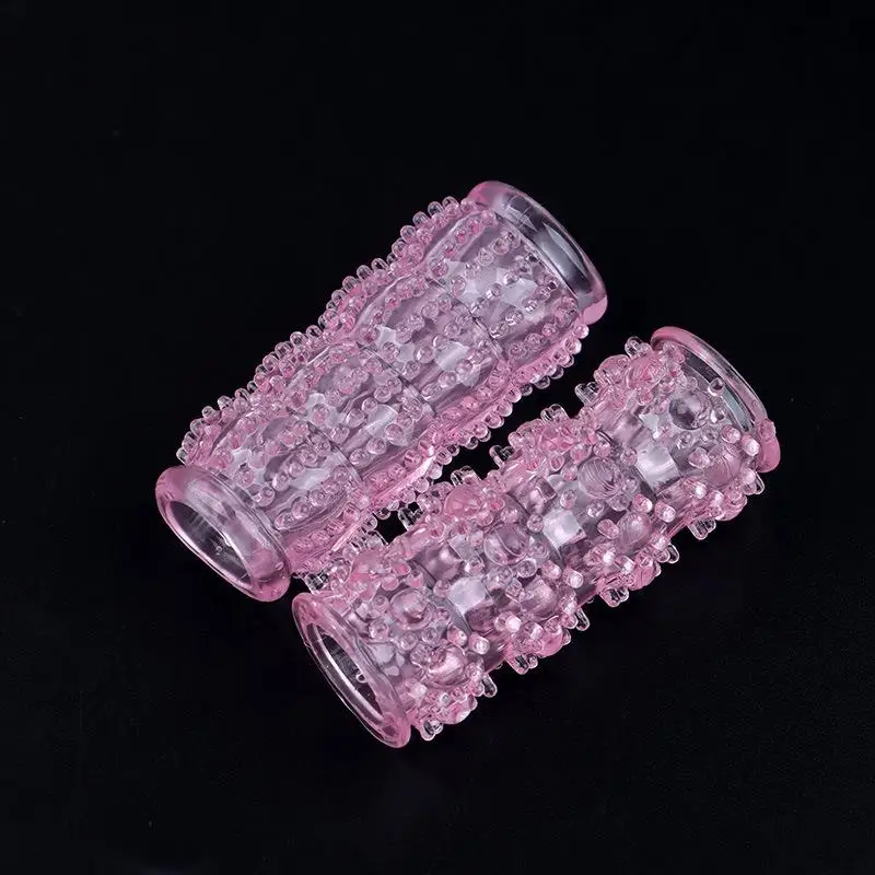2 Pcs/set Crystal Cock Ring Penis Ring Large Grain Invisible Penisring Sex Toys For Men Delay Ejaculation - view 4