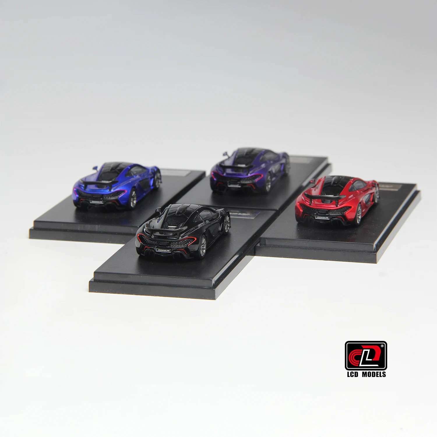 In Stock LCD 1:64 P1 Alloy Car Model Collection Ornament