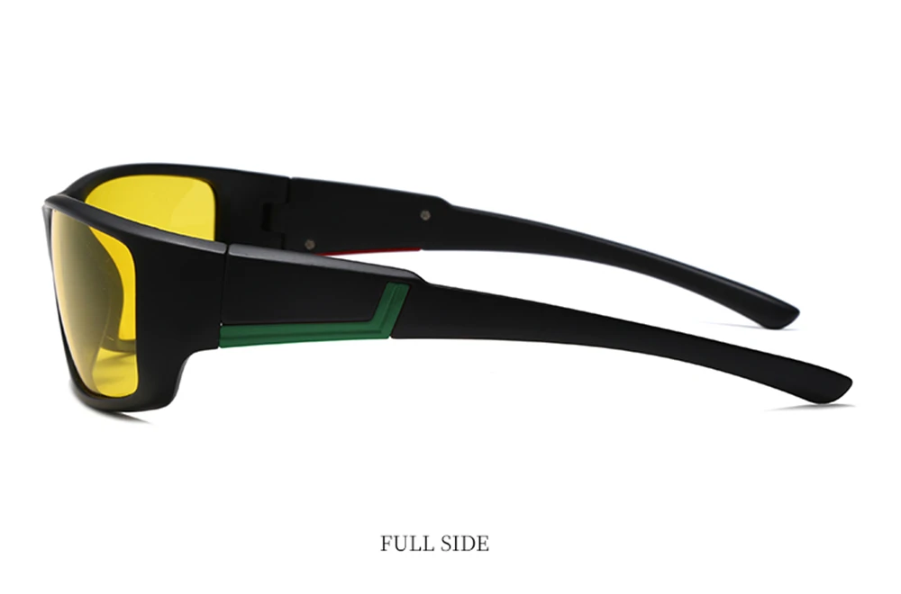 VIVIBEE Männer Sport Polarisierte Nachtsichtbrille Blendschutz Gelb Nachtsicht Fahren Sonnenbrille Frauen Brille – Detail 12