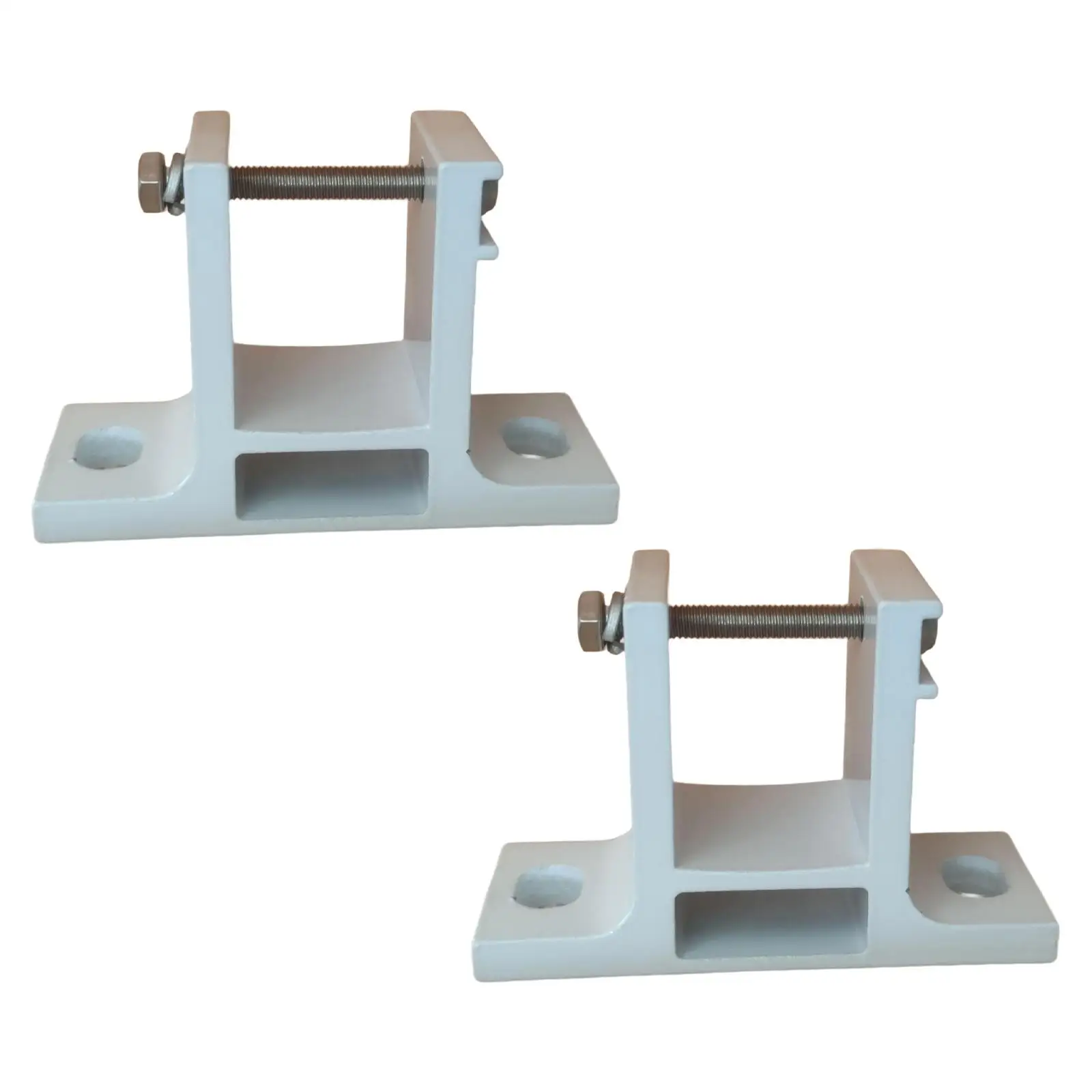2 Pieces Awning Canopy Bracket Sunshades Support Bracket Metal Patio Awning White Easy Installation Accessory for Door Garden view 2