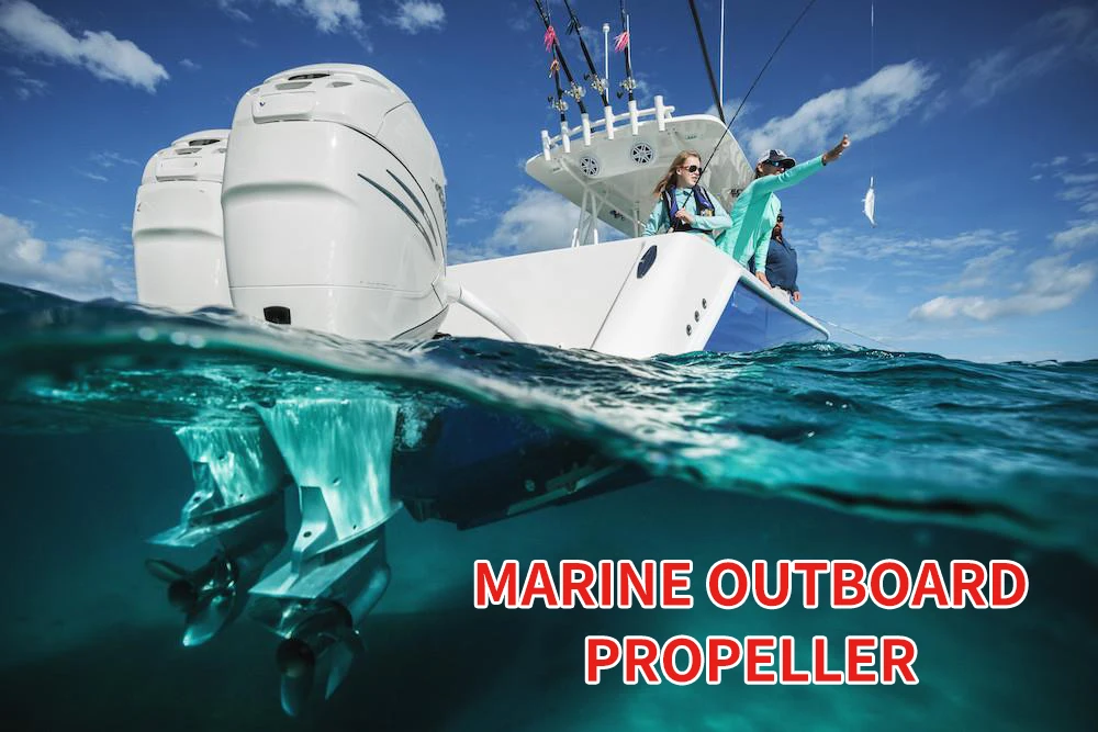 TLF قارب من الفولاذ المقاوم للصدأ 316 مصقول عالي 4 شفرات مروحة Sterndrive لليخوت