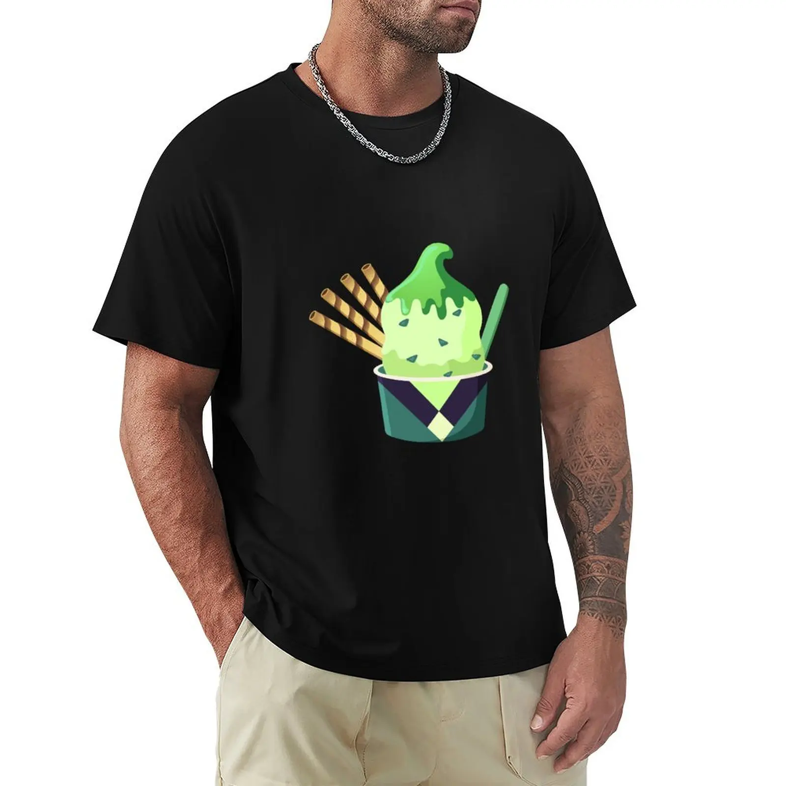 Universe Ice Cream - Camiseta Peridot de manga corta de algodón básico suave