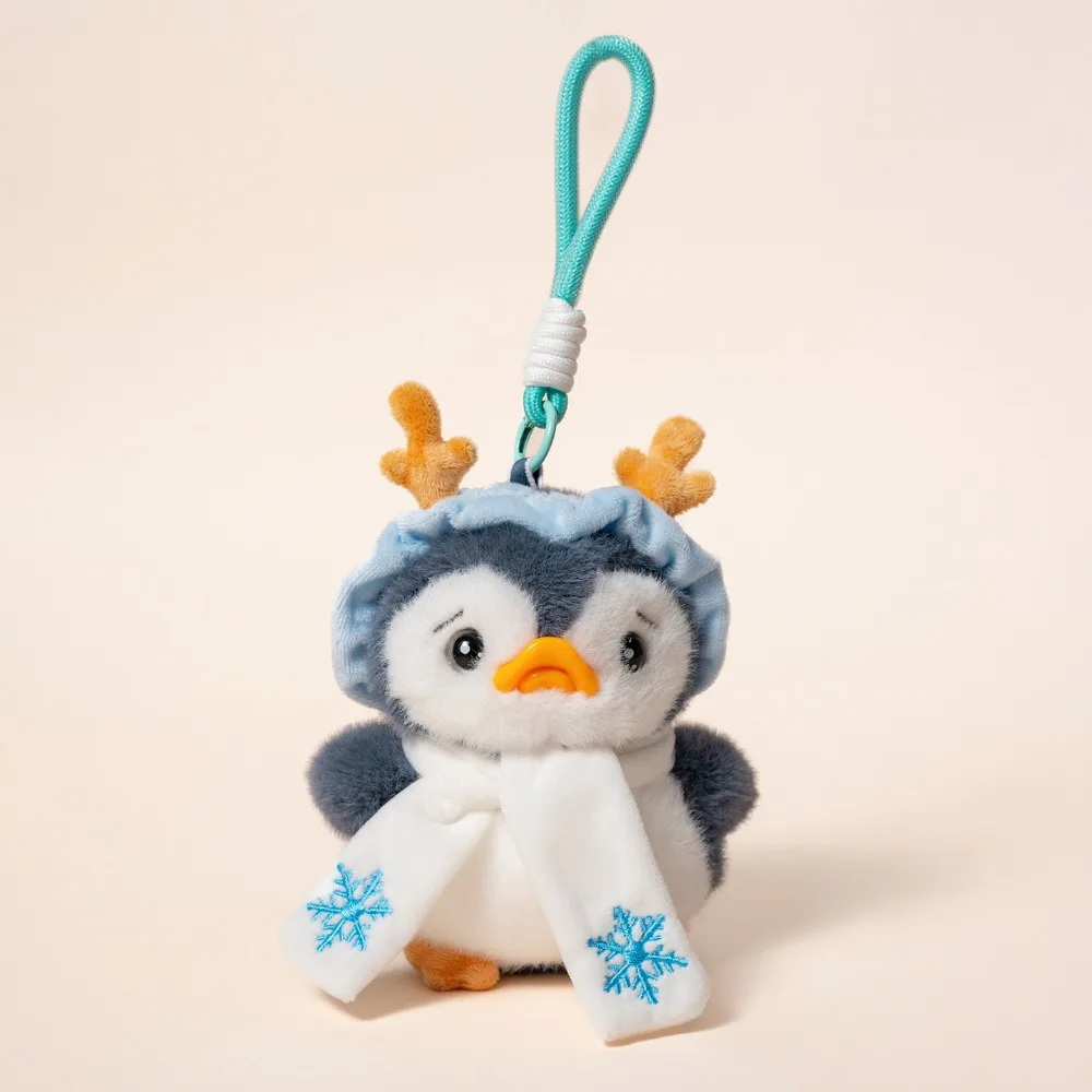 

Sweet Animals Penguin Keychain Backpack Charms Japanese Style Cartoon Plush Doll Pendant Cartoon Plush Cute Bag Pendant Girls