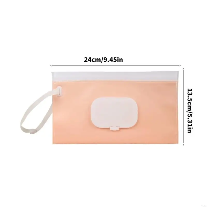 A5YC 5PCS Portable Baby Wipes Dispenser Bag Leakproof Design Travel Friendly Dustproof for Parents