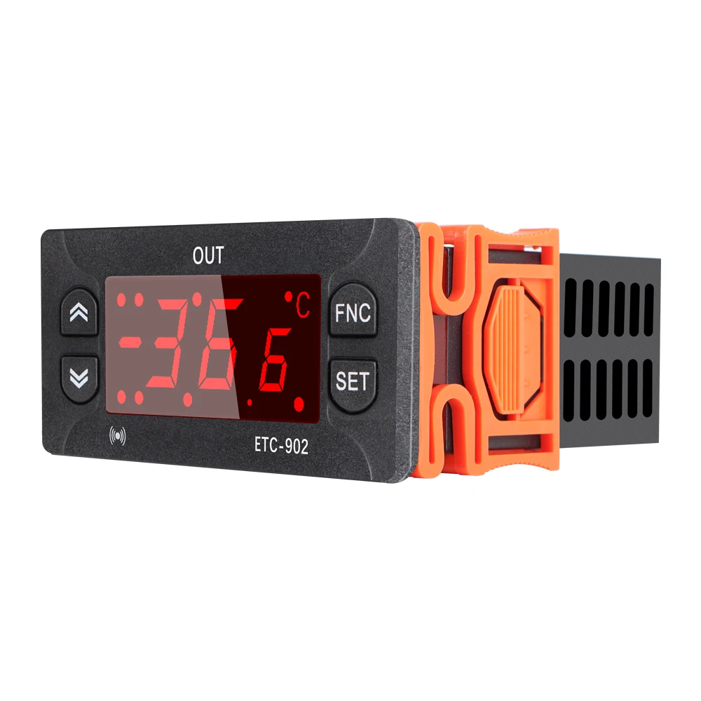 ETC-902 12V 24V 110V 8A/220V AC Régulateur de Température Numérique ThermoandreThermorégulateur Incubateur Avec Capteur De Haute Précision