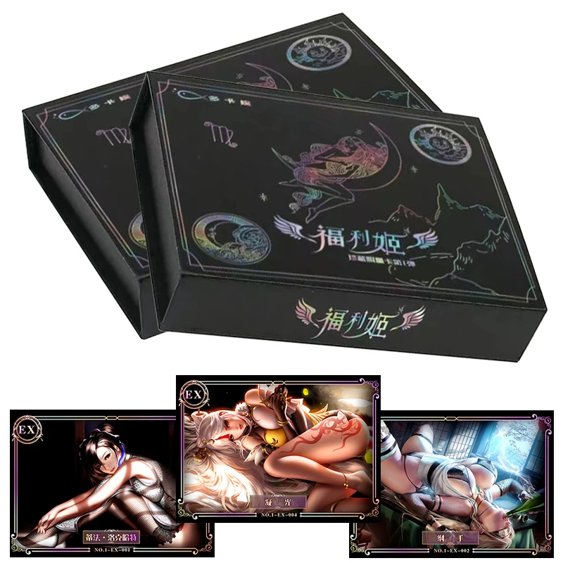 

Goddess Story Rare EX Collection Cards Booster Box Fuliji Anime Girls Peripheral Table Toys Game Flash Card Kids Birthday Gifts