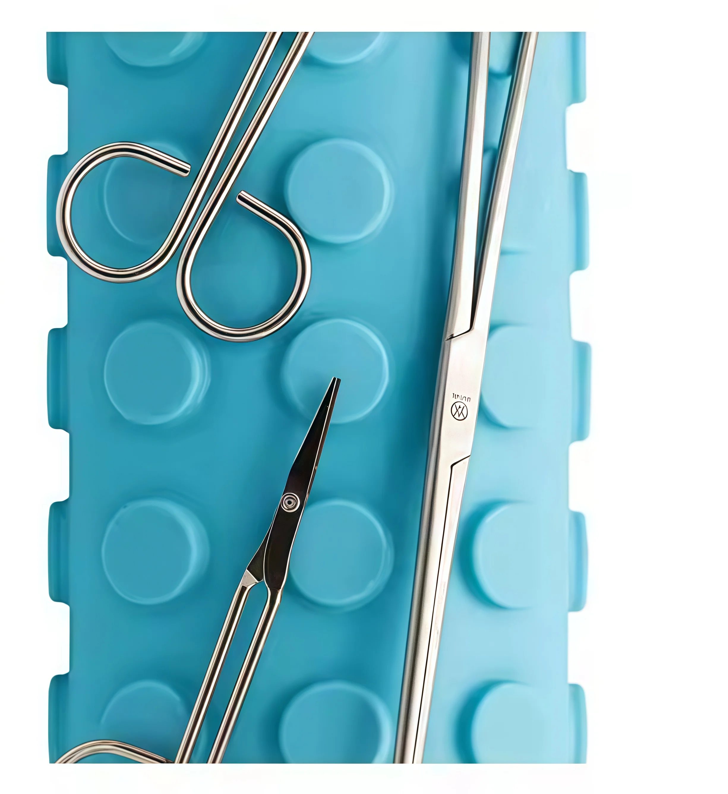 

Surgical Magnetic Instrument Mats/Pad for Surgicals Instruments, Flexibles and Non-Slips Instruments Trays Magnetics Mats Blue