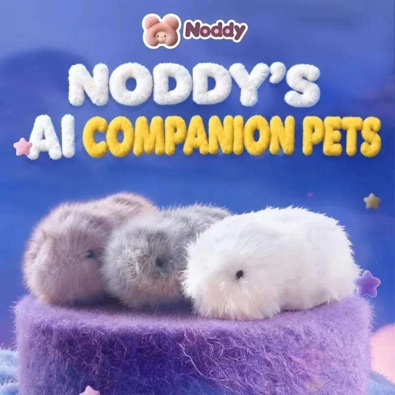 Noddy Yiniuniu Adults Gift AI Companion Pet Plush Toy Interactive Smart Robot Guinea Pig Electronic Pet Emotional Cultivation