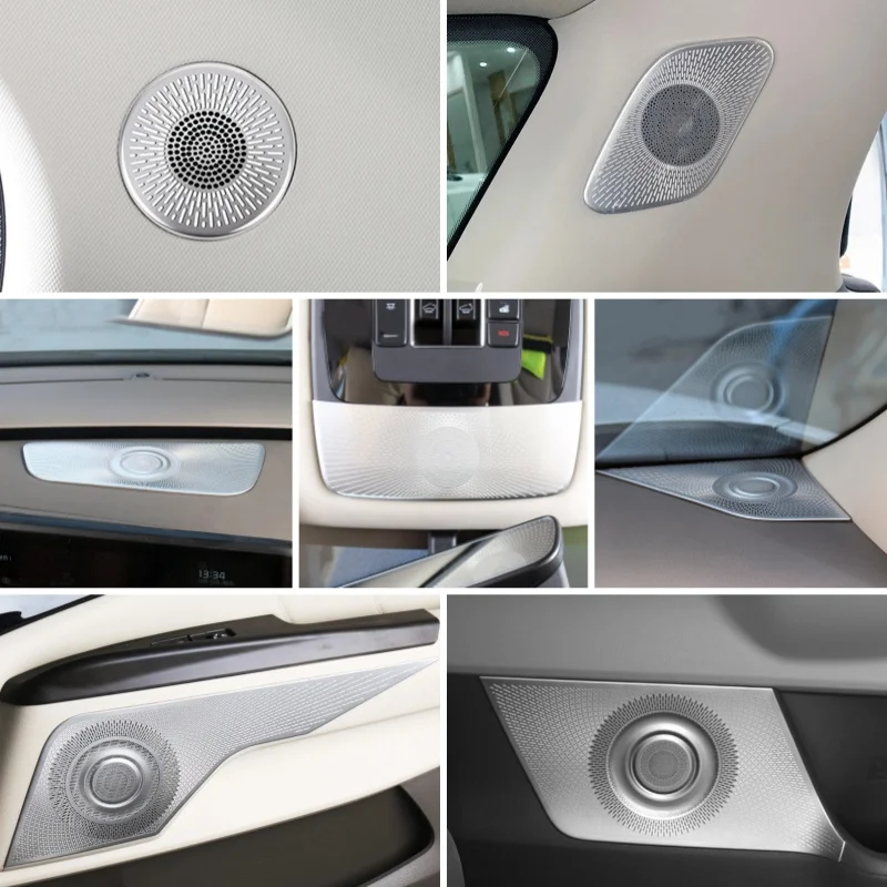 LHD For KIA Carnival KA4 2021-2024 Interior Mouldings Car Audio Protection Sticker to Maintain Audio Quality Cover Trim