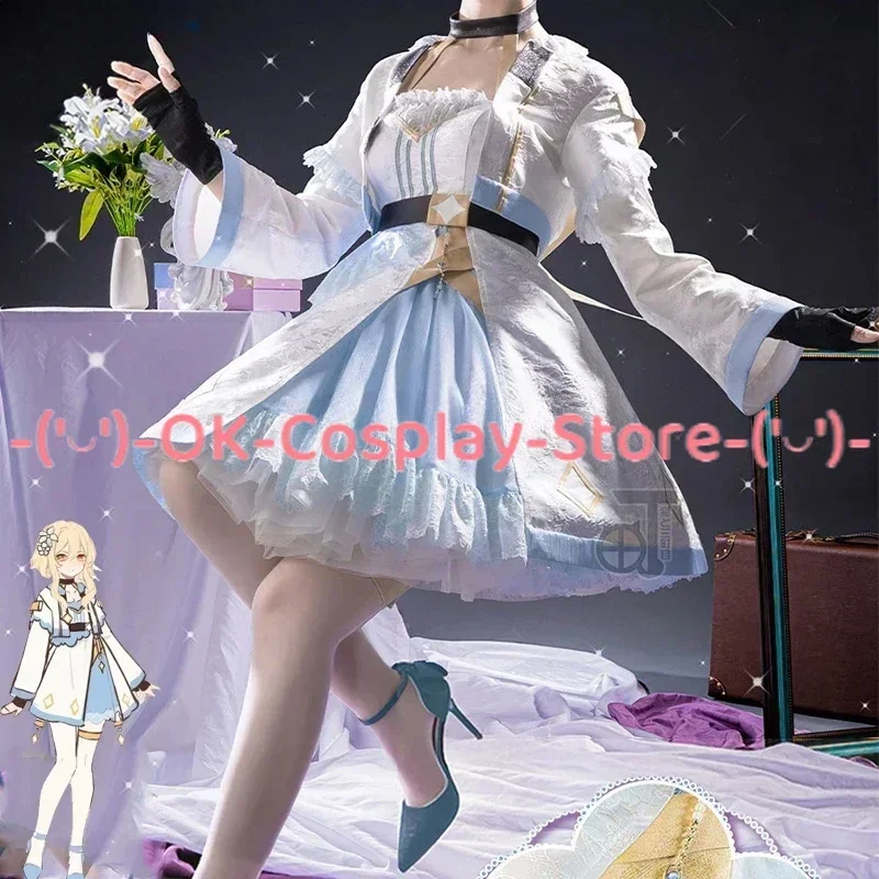 Lumine Dress Genshin Impact Cosplay Costume Fancy Party Suit Halloween Carnival Uniforms Game Clothing Custom Made