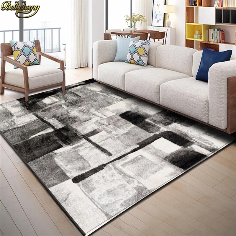 

custom Nordic abstract geometry carpet mural floor wallpaper for living room kitchen Waterproof self-adhesive wall paper 3D roll