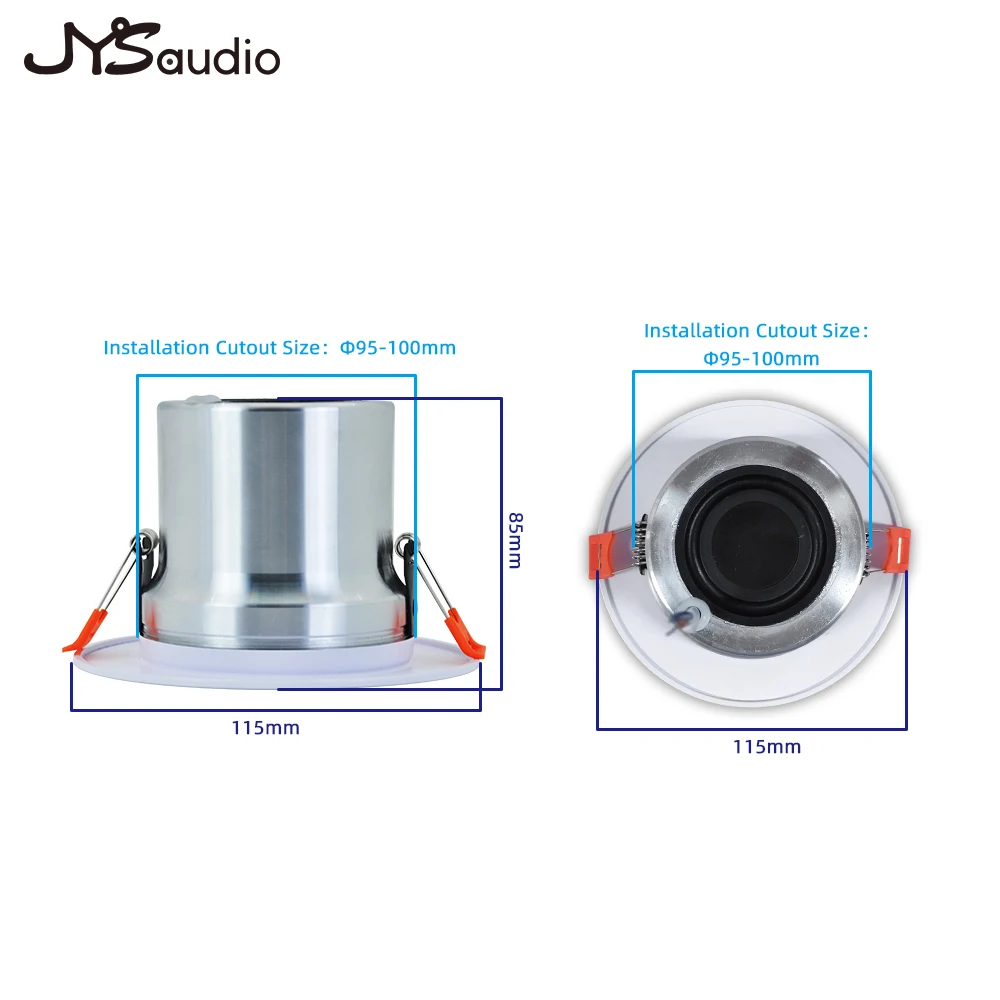 AMPLIFICADOR DE sonido inteligente para cine en casa, dispositivo con WiFi, Bluetooth, Panel de música Android, estéreo, minialtavoz de techo para