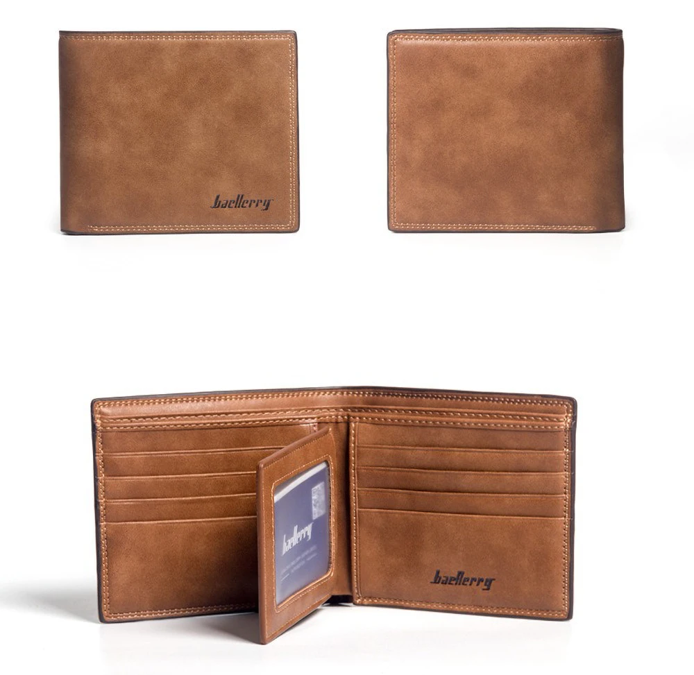 Baellerry Butterweiche, schlanke Geldbörse für Herren, minimalistischer Kartenhalter aus PU-Leder – Vordertasche, RFID-blockierender Geld-Organizer – Detail 11