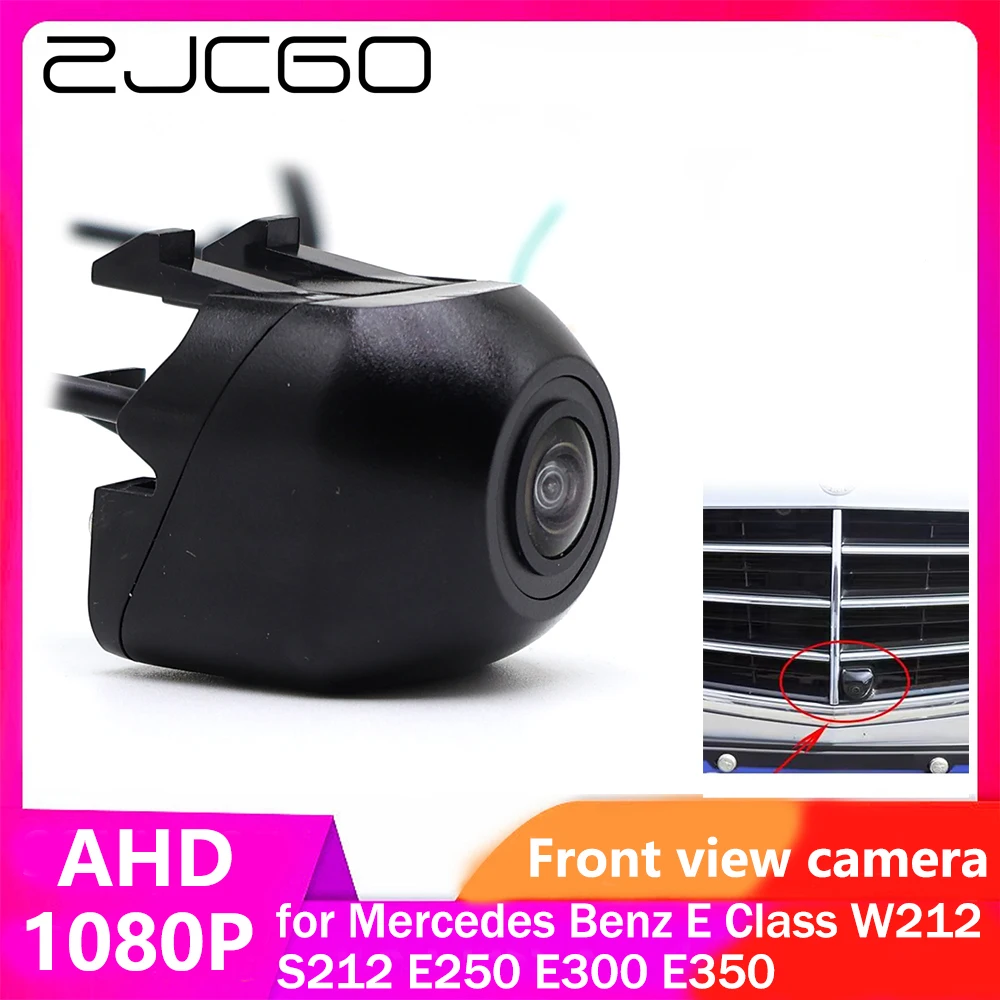 

ZJCGO AHD CVBS 1080P 170° Car LOGO Parking Front View Camera for Mercedes Benz E Class W212 S212 E250 E300 E350