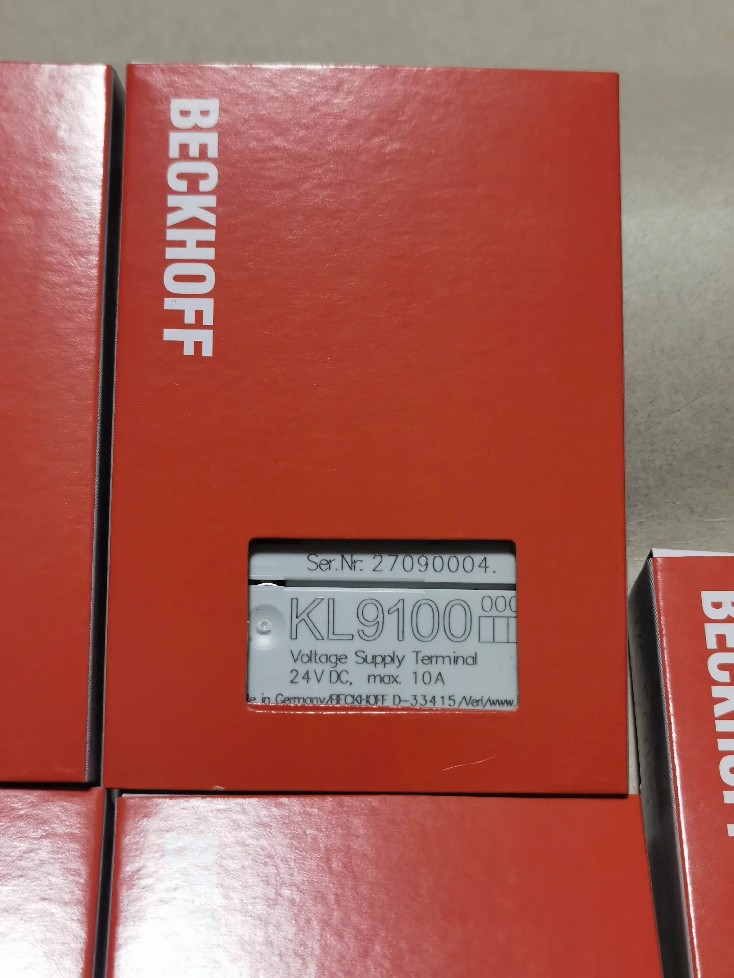 

Beckhoff module KL9100 brand new in stock, high quality