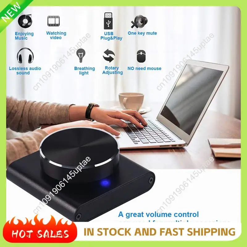 N88R 2X USB Volume Control Lossless PC Computer Speaker Volume Controller Knob Adjuster Digital Control With One Key Mute