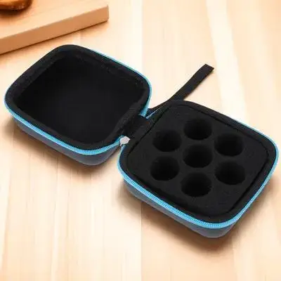 

1 шт., 5 мл, сумка для хранения масла, портативный дорожный органайзер для хранения эфирных масел для бутылок с ароматерапией, компактный держатель, чехол