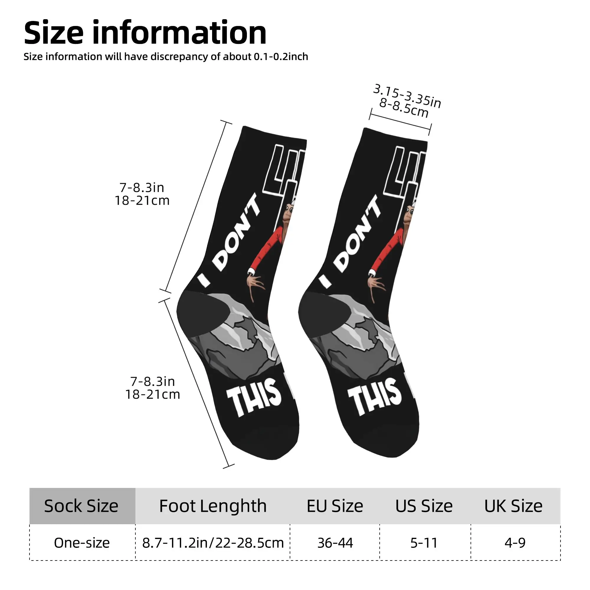 Funny marcus the worm satan claus Christmas hat Stockings Couple Socks Soft Harajuku Socks Autumn Outdoor Anti Skid Design Socks