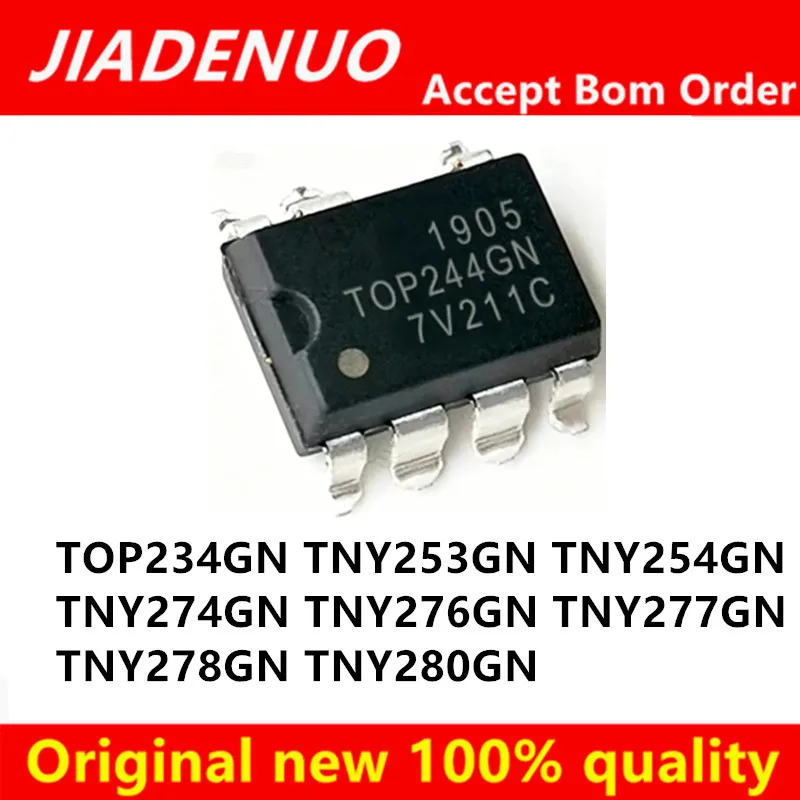 (10piece) 100% New TOP234GN TNY253GN TNY254GN TNY274GN TNY276GN TNY277GN TNY278GN TNY280GN sop-7 Chipset