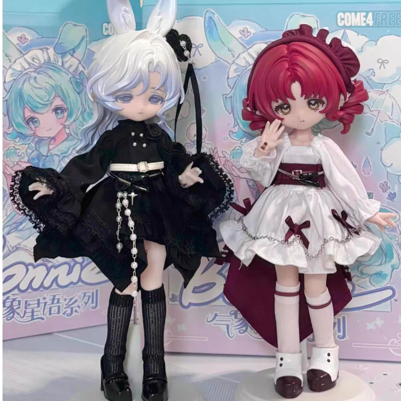 В наличии Come4free 1/12 Бонни Банни Метеорологическая серия звездных языков Bjd Слепая коробка ПВХ Настольный орнамент Модель кролика Подарки
