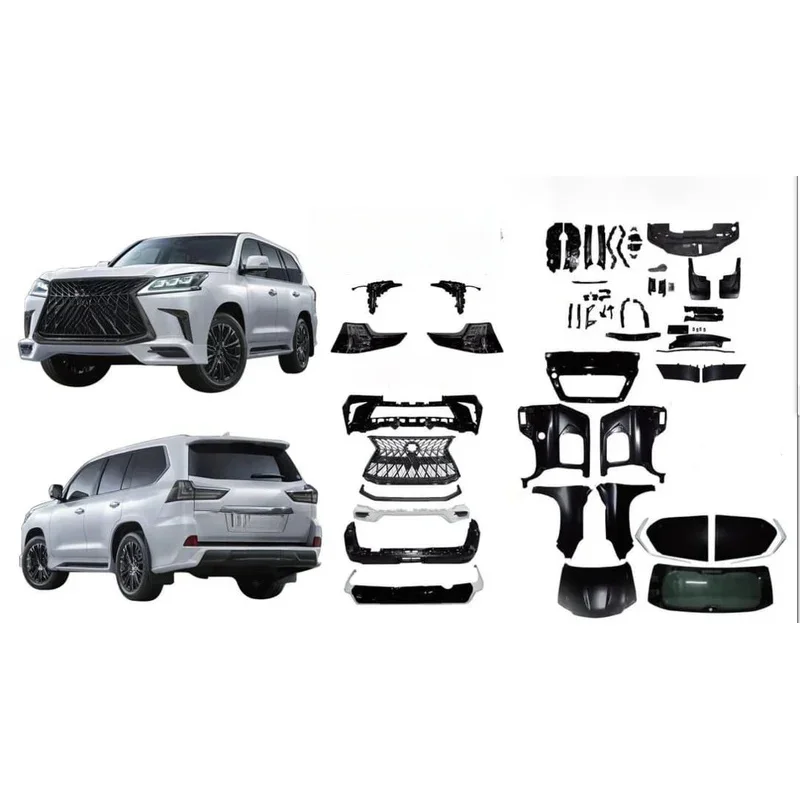 

Complete Body Kit LX 570 (2016 Model, and 2010–2015 Models Upgraded to 2016–2018 Style) — Includes Grille, Front & Rear Bump