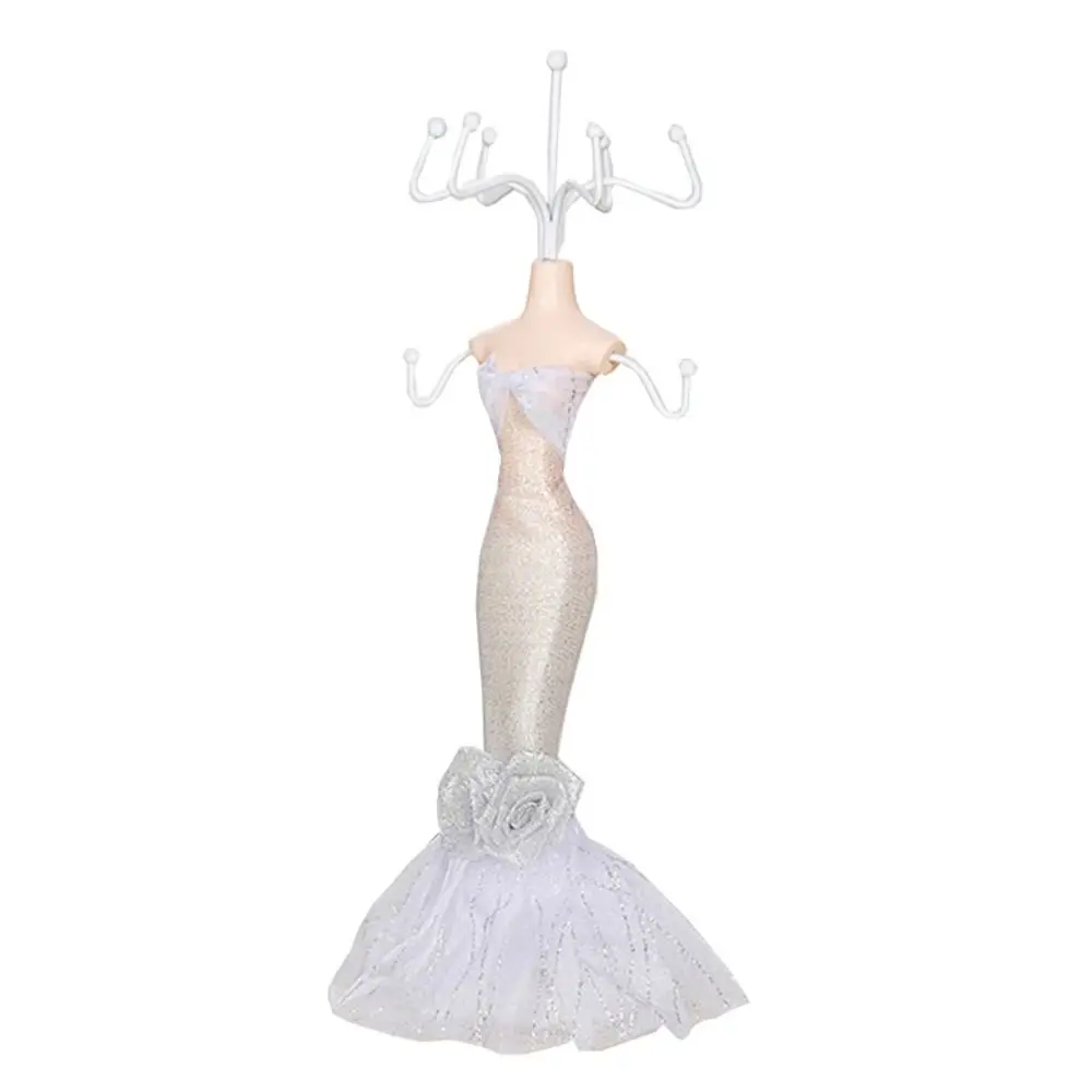 Prinses Ketting Mannequin Display Stand Luxe Organizer Rek Oorbellen Houder Display Kant Ring