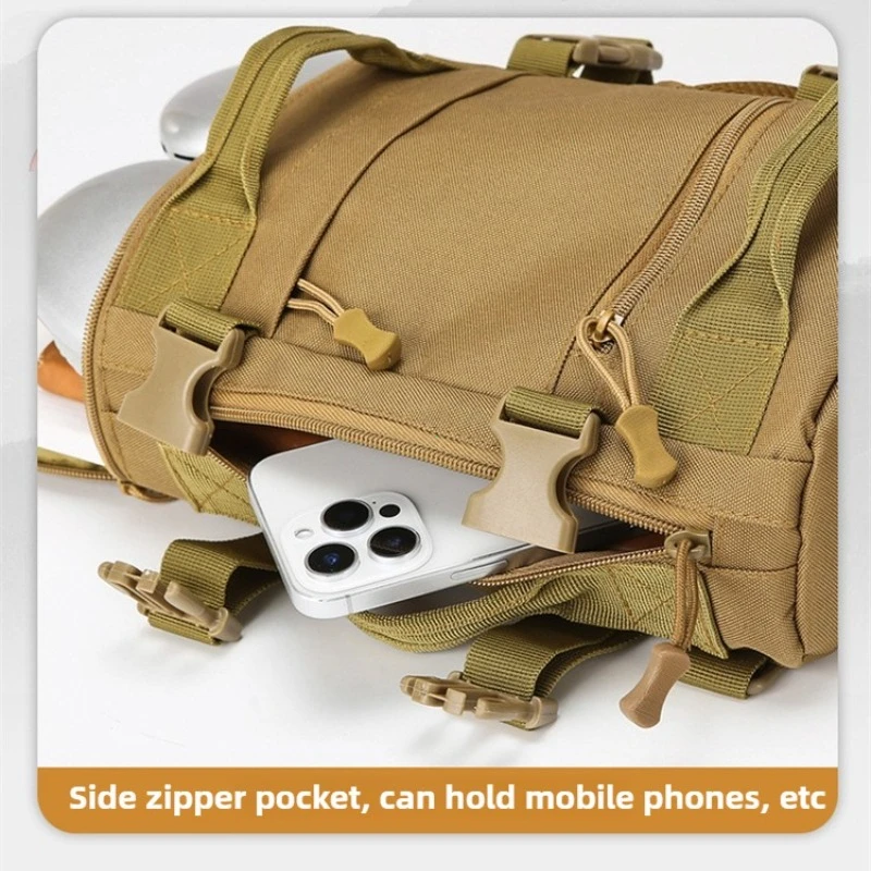 Picture 7: Outdoor Tactical Camping Chest Bag Mens Hiking Trekking Fishing Cycling Pack Portable Travel Sports Luggage Rucksack Fanny Pack