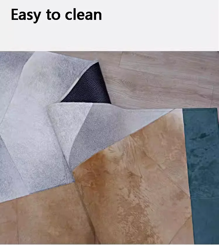 Living Room Simple Geometry Carpet Real Cowhide Rug for Bedroom Customize Parlor large office cloakroom Floor Mat view 5