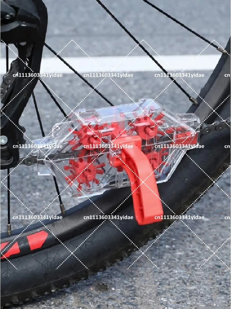 Bicycle Chain Cleaner Transparent Visualization Immersion Chain Cleaner Road Bike Cleaning Riding Equipment