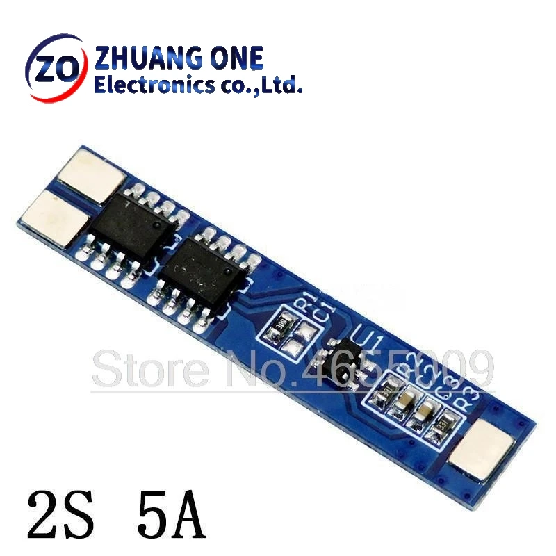 2S 5A / 8A 7.4V/8.4V 18650 Lithium Battery Charger Board Li-ion Battery Charging BMS Over Charge-Discharge Protection Module