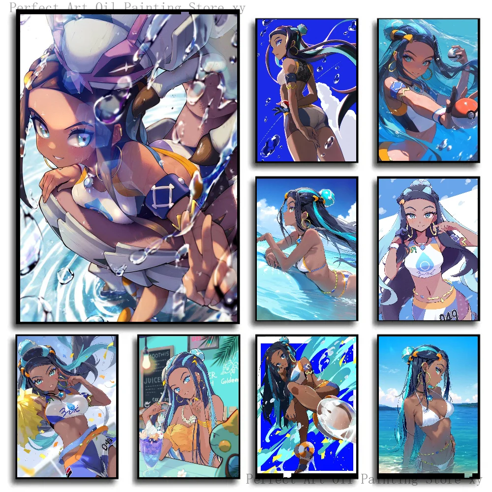 نيسا الرسوم المتحركة P-البوكيمون المشارك ملصق فني طباعة بار أثاث غرفة المعيشة ديكور #2