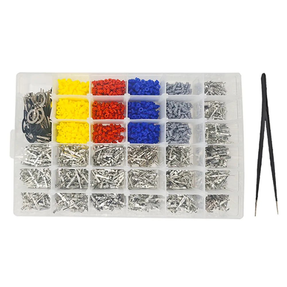 1/1.5/1.8/2.2/2.8/3.5mm Car Electrical Terminal Pin Connector Wire Removal Non-Insulated Plug Male Female Pin With Pin Removal
