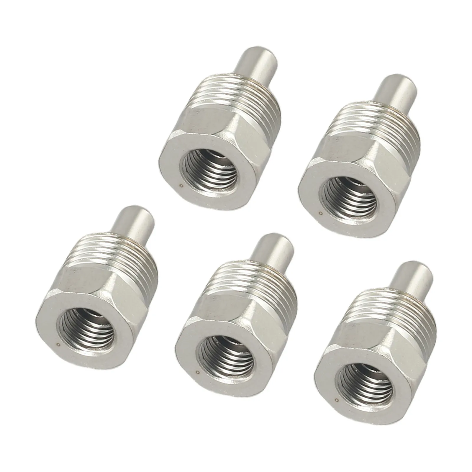 4pcs Thermowell with G 1/2 Thread for Temperature Sensor Sleeve Pocket Stainless Steel Material Pressure Rated PN40
