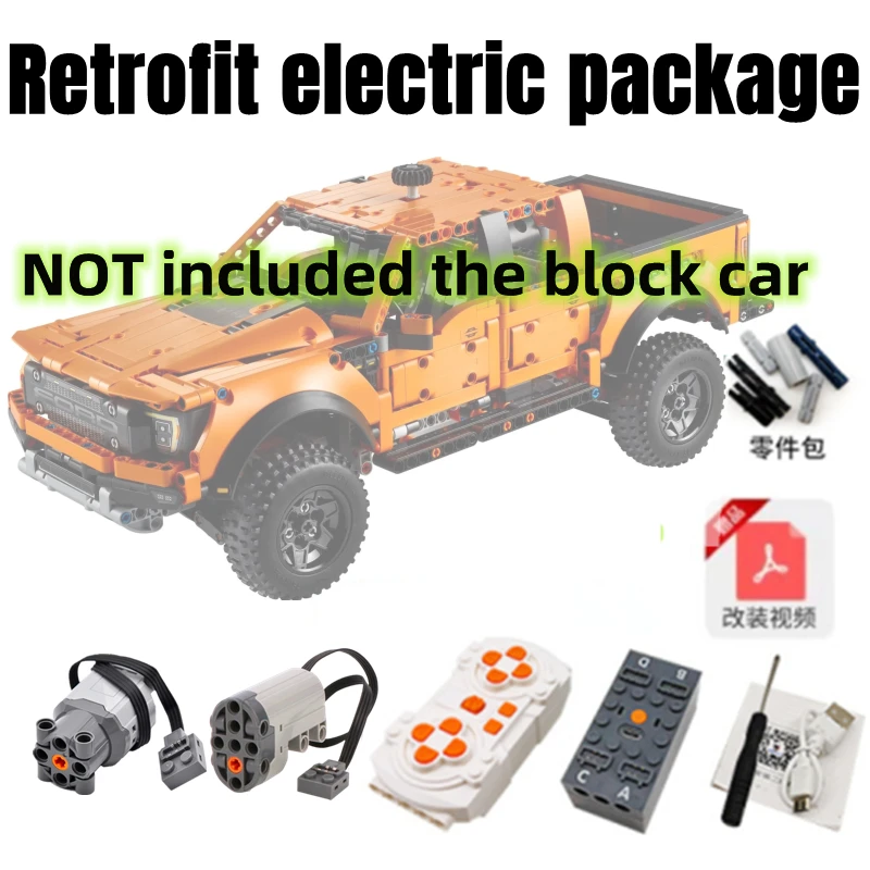 In Voorraad Afstandsbediening App Motor Led Light Set Voor Fordf 150 Raptor Compatibel Met Lego 42126 Bouwstenen Accessoire