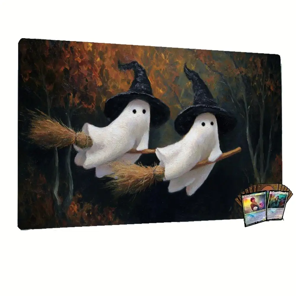 Cute Large Desk Mat Non‑Slip Rubber Autumn Forest Mousepad Fall Forest  carpet anti-slip gamer for Card Game Gaming Office