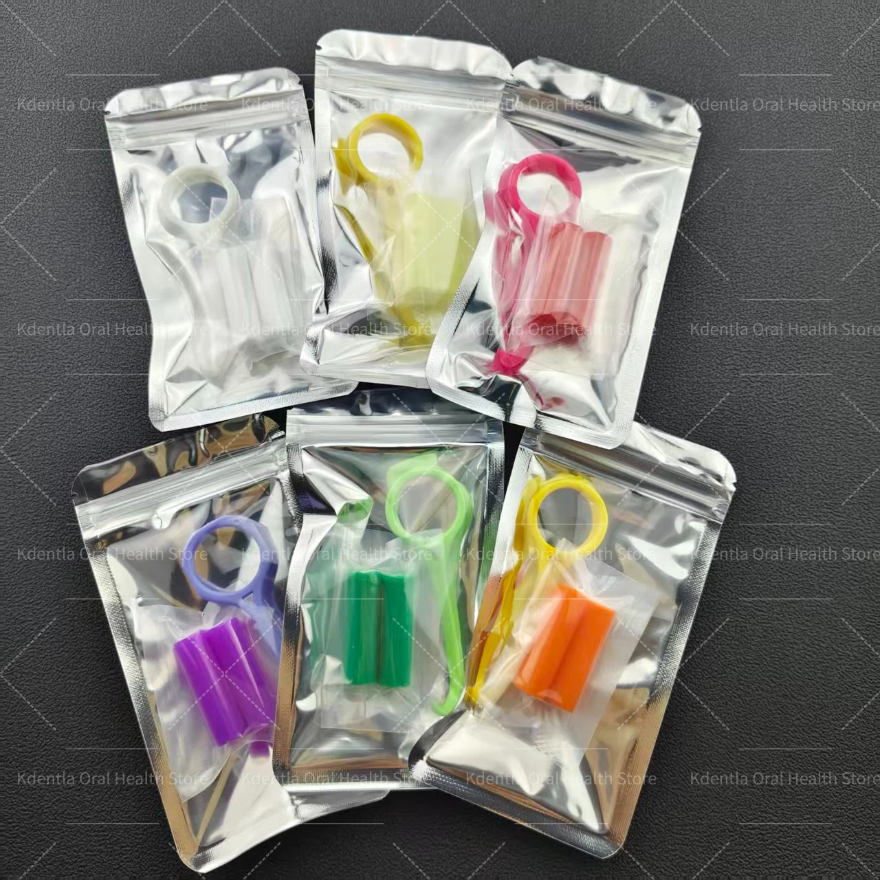 30set Dental Orthodontic Aligner Remover Invisible Brace Extractor Chewies Silicone Tooth Socket Removal Hook Tool