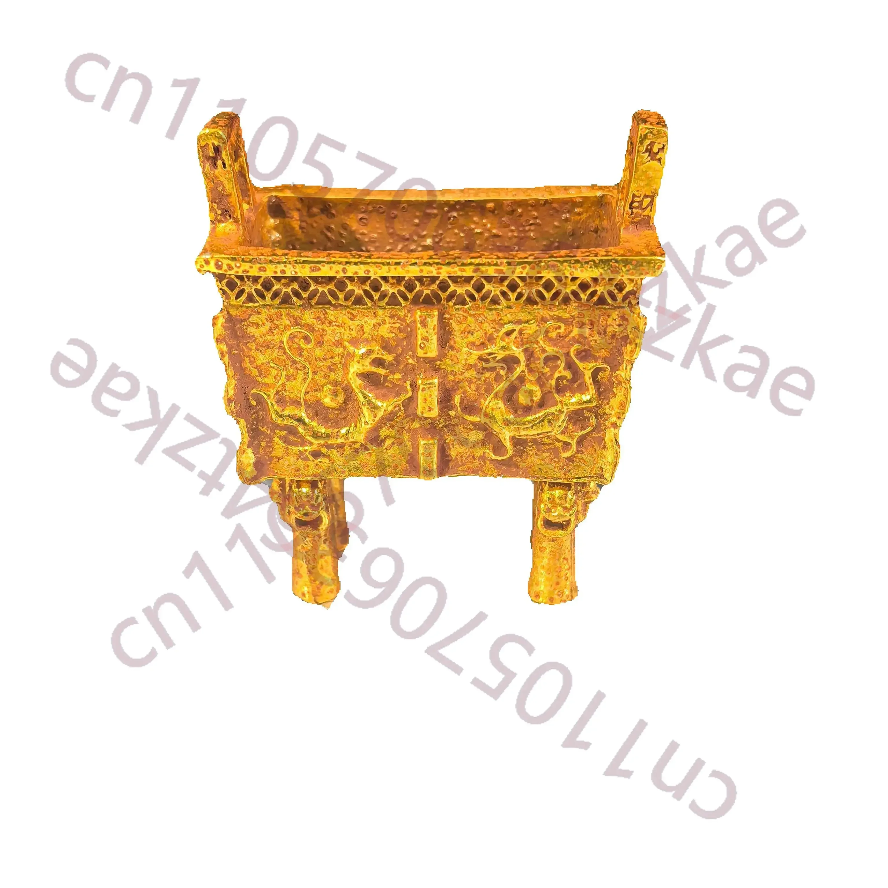 collection-folklorique-chinoise-de-recipients-en-cuivre-avec-relief-dore-motif-des-quatre-betes-divines-decoration-de-table-a-the-pour-salon