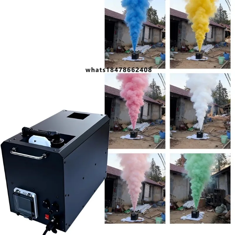Water Mist Low Fog Machine 3000W Metal Remote Control No Dry Ice Low for Outdoor Events