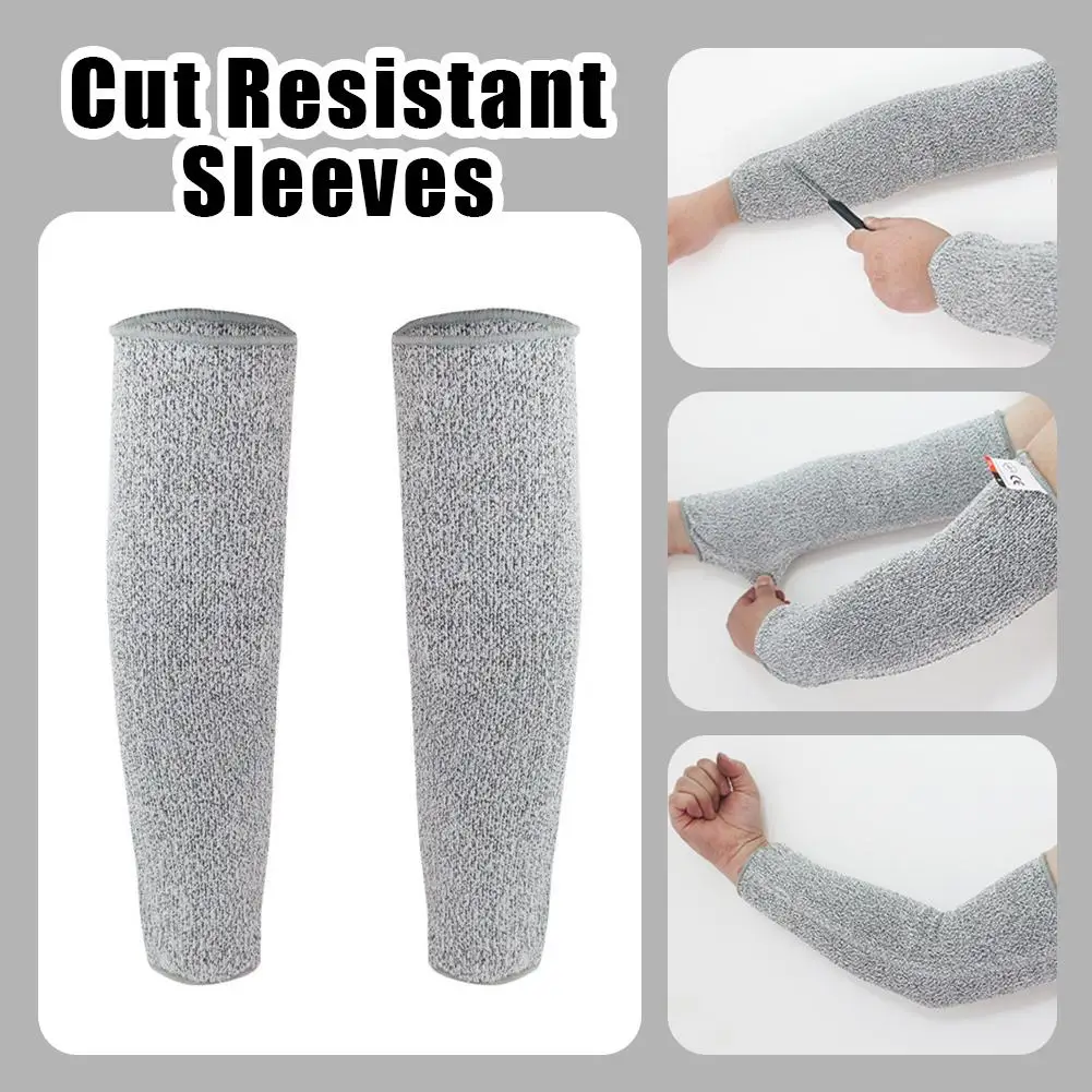 المستوى 5 HPPE قطع مقاومة المضادة للثقب حماية العمل غطاء للذراع الذراع كم صيانة السيارات قفازات العمل الواقية  #2