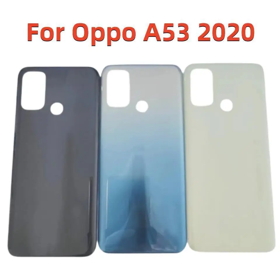 Novaphopat For Oppo A53 2020 CPH2127 CPH2131 Battery Cover Back Rear Door Housing Case Back Cover Cases