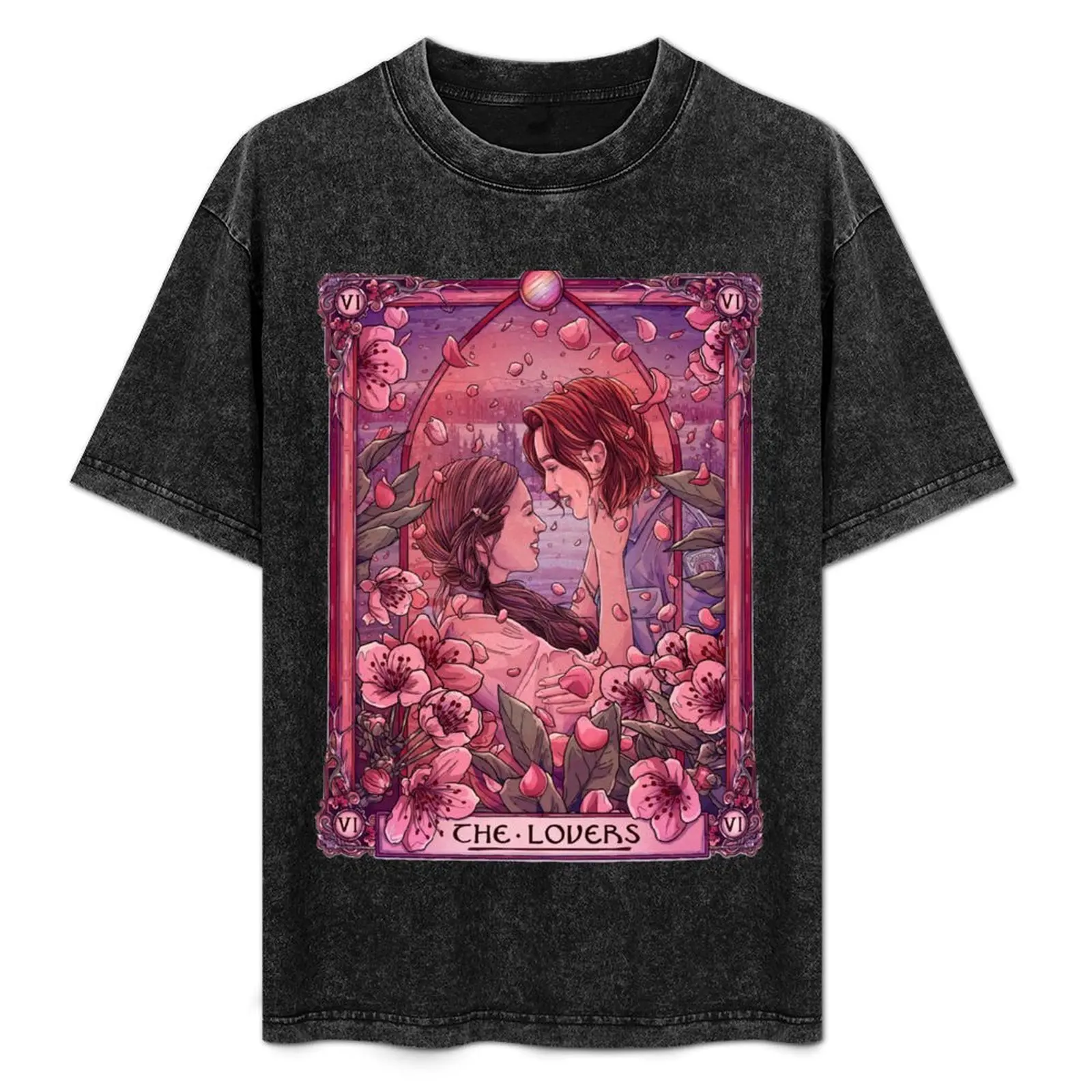 WayHaught | The Lovers | Wynonna Earp Tarot T-Shirt Aesthetic clothing kawaii clothes mens t shirts top quality